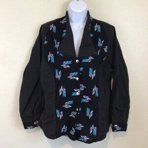 Ozark Mountain Jean Company Vintage Western Button Down Shirt